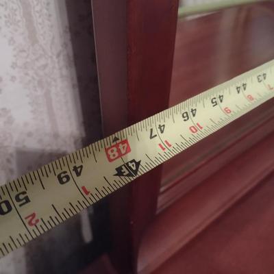 Vintage Continental Furniture Co. Eight-Drawer Stretch Dresser with Mirror (No Contents)