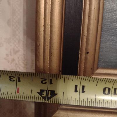 Pair of Original Framed Lakeview Art Pieces by Brenda 1976