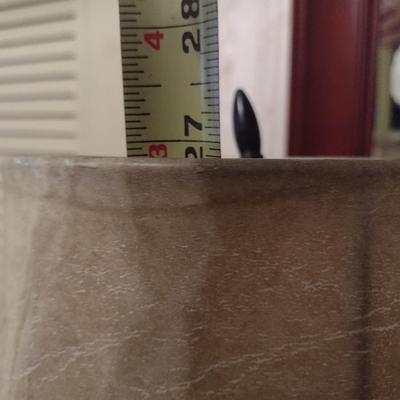 Ceramic Table Lamp Inscribed Bird in Flight