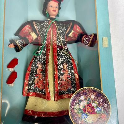 Chinese Empress Barbie Doll, New In Box