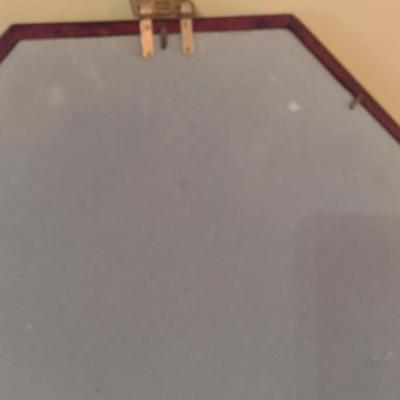 Vintage Octagonal Chinoiserie Wall Mirror