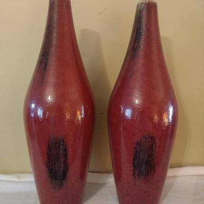 Pair of Matching Ceramic Vases