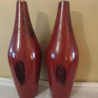Pair of Matching Ceramic Vases