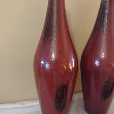 Pair of Matching Ceramic Vases