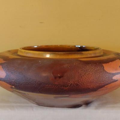 Ceramic Round Ikebana Vase