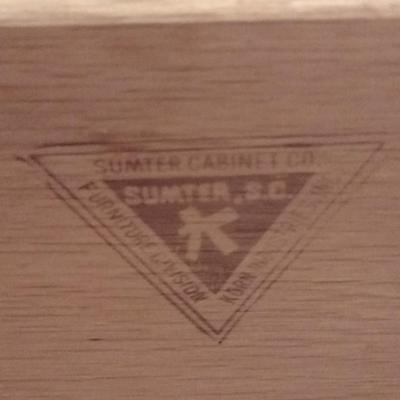 Solid Wood Sumter Furniture Co. Bedside Dresser