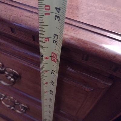 Solid Wood Sumter Furniture Co. Stretch Dresser with Mirror