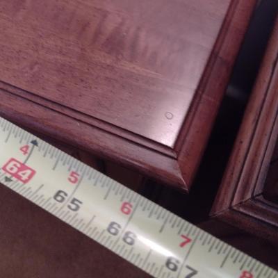 Solid Wood Sumter Furniture Co. Stretch Dresser with Mirror