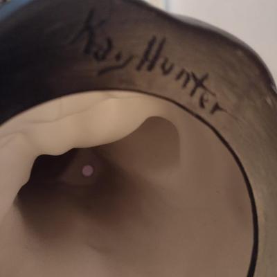 Ceramic Asian Woman Statuette