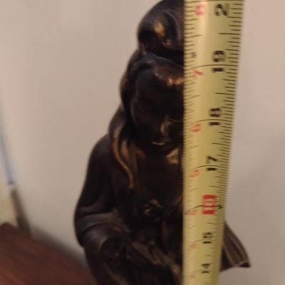 Ceramic Asian Woman Statuette