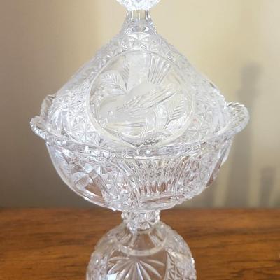 Hofbauer Byrdes Collection Lidded Compote/Candy Dish