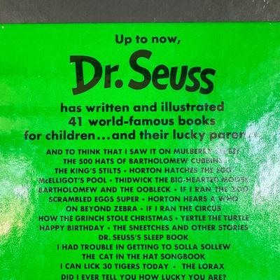 LOT 268K: Vintage How The Grinch Stole Christmas Dr. Seuss Hard Cover