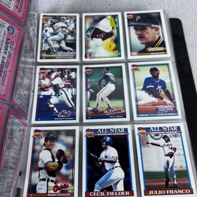  Baseball Card Album WOW!!! Awesome Collection. 1990-1991 ish