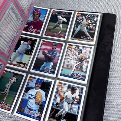  Baseball Card Album WOW!!! Awesome Collection. 1990-1991 ish