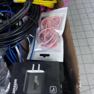 Cable Lot: Computer, Phone, HDMI Etc.