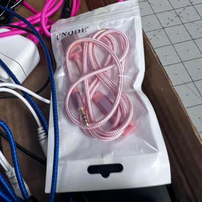 Cable Lot: Computer, Phone, HDMI Etc.