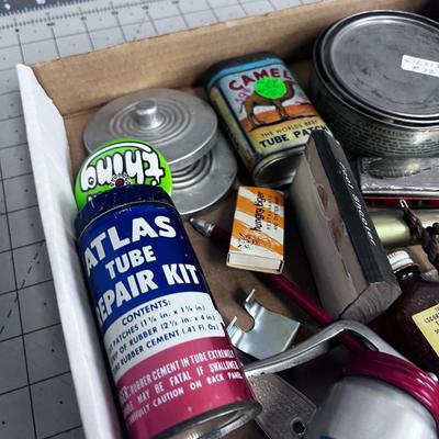 Junk Drawer; matches, tins etc. 