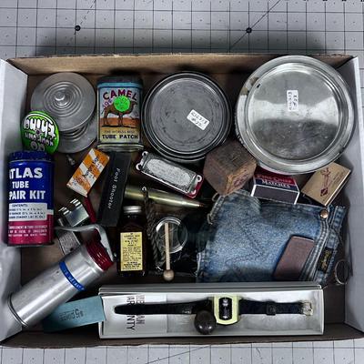 Junk Drawer; matches, tins etc. 