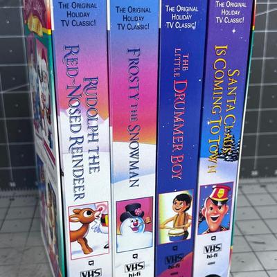 VHS Christmas Classics; Frosty, Santa Claus is Coming to Town Plus more