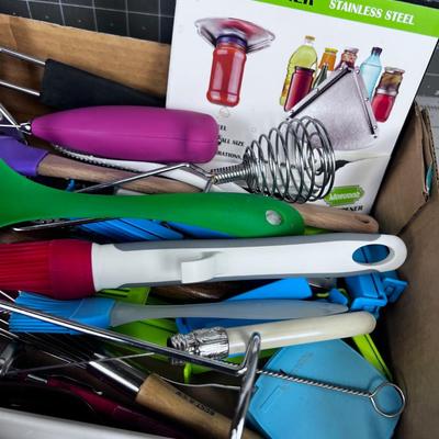 Tray of Kitchen Utensils 