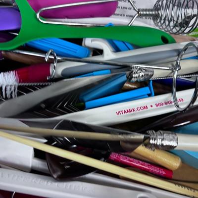 Tray of Kitchen Utensils 