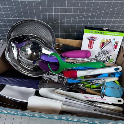 Tray of Kitchen Utensils 