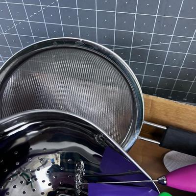 Tray of Kitchen Utensils 