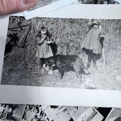 Pile of OLD PHOTOGRAPHS 