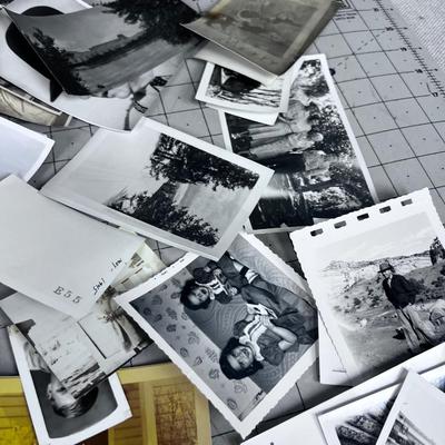 Pile of OLD PHOTOGRAPHS 