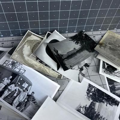 Pile of OLD PHOTOGRAPHS 