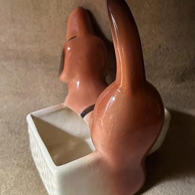 ROVER DACHSHUND DRESSER CADDY HIRSCH 1950s