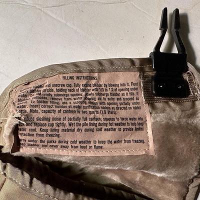 US MILITARY ARMY COLLAPSIBLE CANTEEN 2 QT & COVER DESERT TAN