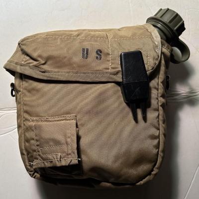 US MILITARY ARMY COLLAPSIBLE CANTEEN 2 QT & COVER DESERT TAN