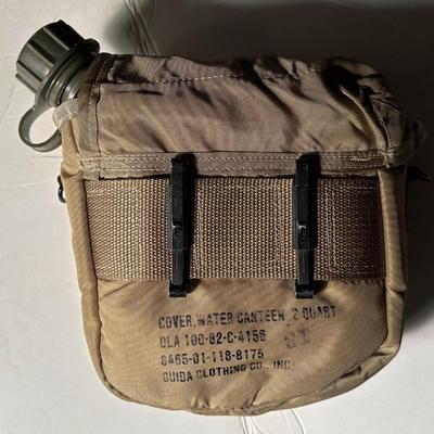 US MILITARY ARMY COLLAPSIBLE CANTEEN 2 QT & COVER DESERT TAN