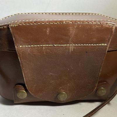 vintage KODAK TOURIST CAMERA LEATHER CASE 1950