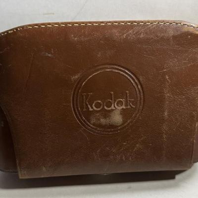 vintage KODAK TOURIST CAMERA LEATHER CASE 1950
