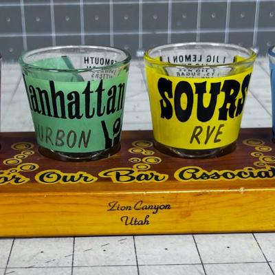ZION'S National Park Shot Glass Set, WOW! 