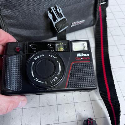 NIKON One Touch 35 MM Camera W/ Case 