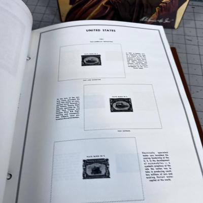 SET of United States Plate Block Album of Postage Stamps 