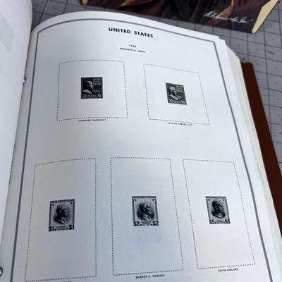 SET of United States Plate Block Album of Postage Stamps 