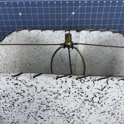 Vintage 1950's Atomic Ranch Style Lamp with Shade 