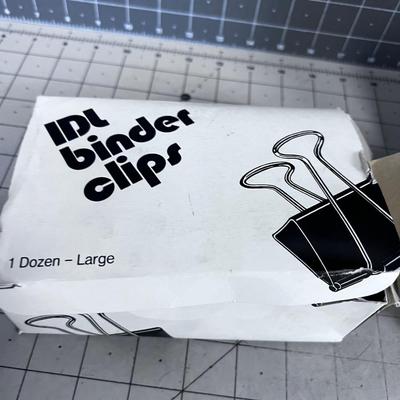 15 LARGE Binder Clips