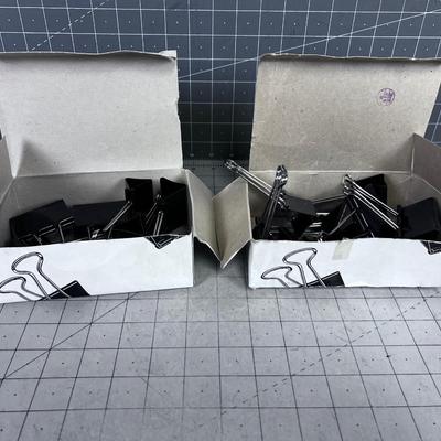 15 LARGE Binder Clips