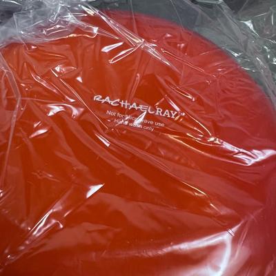 NEW Orange RACHEL RAY Glass Dish & Bowl