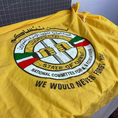 KUWAIT Gulf War POW Flag 