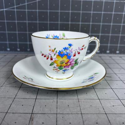 Bone China Tea Cup and Saucer