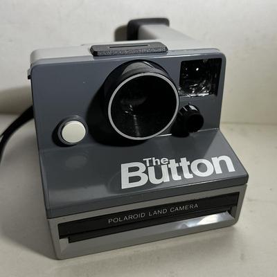 Polaroid SX-70 The Button Instant Film Camera