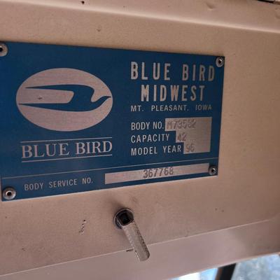 Blue Bird School Bus Ford Chassis Cummins Engine