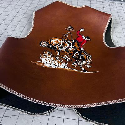 Childs Size Medium Buck N Bronco Vest VINTAGE!