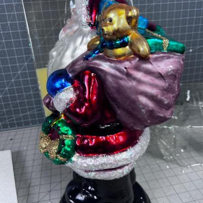 Thomas Pacconi SANTA Glass with Wooden Base